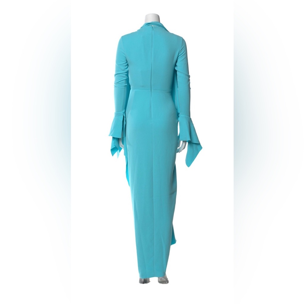 Solace London Turquoise Ruffled Dress - Picture 3 of 3